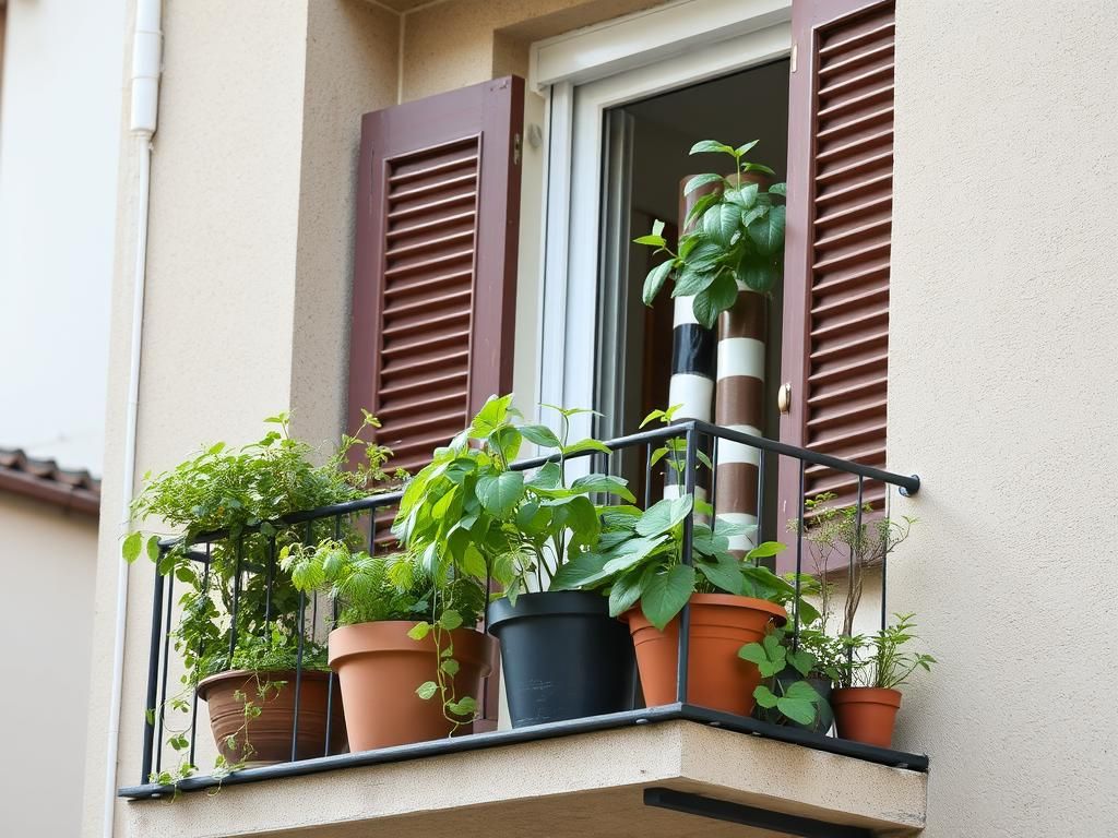 Questo può servirti: puoi coltivare piante sul balcone — anche ortaggi, se non creano fastidi.